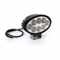 faro ausiliario a 8 Led - 10/30V - Bianco